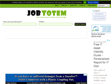 Tablet Screenshot of jobtotem.com